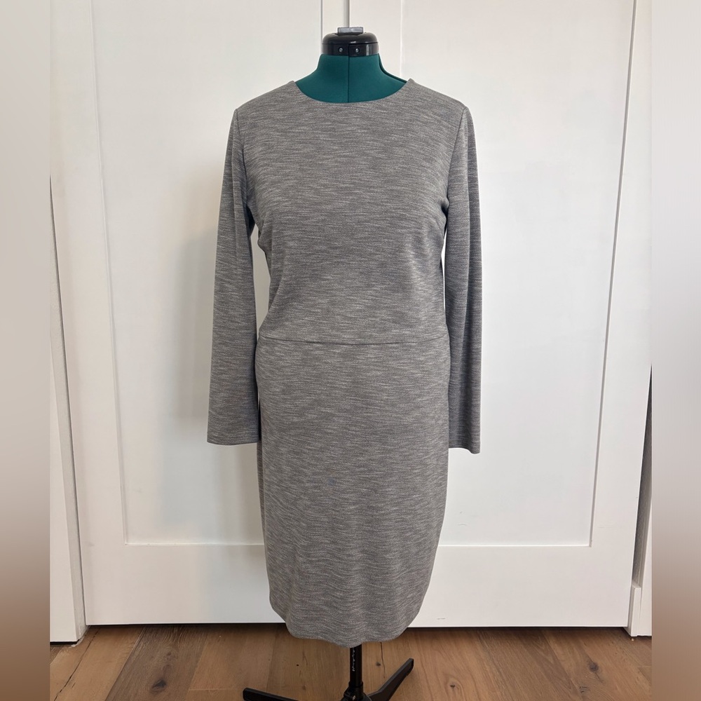 Old Navy Gray Long Sleeve Dress